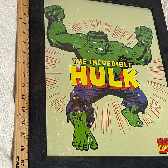 4 of the avengers portraits (HULK, THOR, CAPTAIN ANERICA & IRON MAN) 14”x18” - Picture 6 of 7